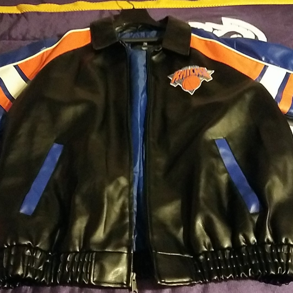 New York Knicks leather jacket